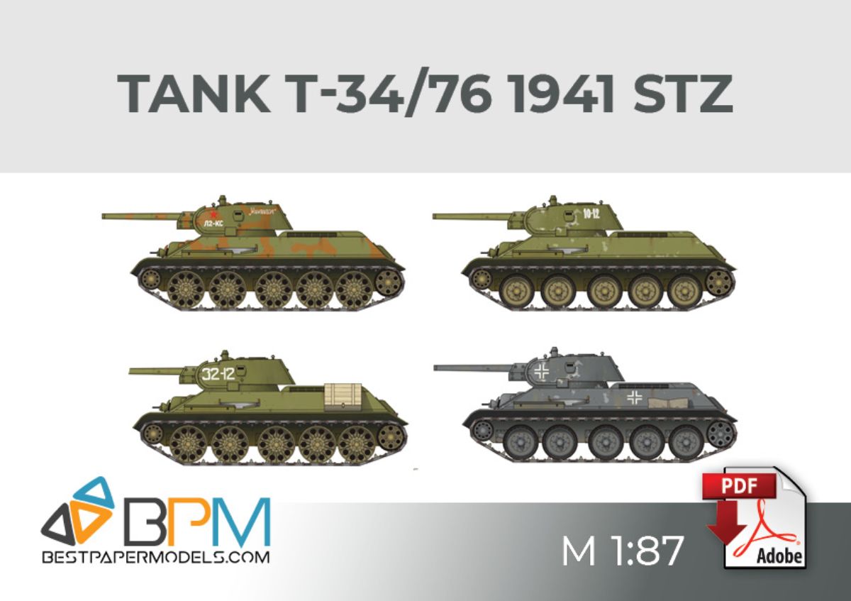Tank T-34/76 1941 STZ