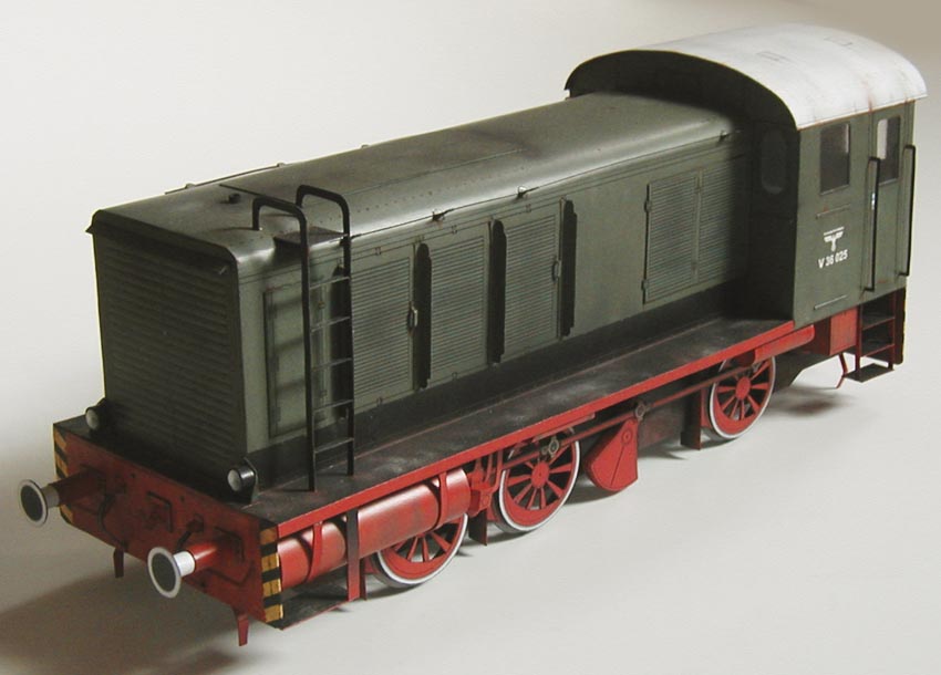 German war loco WR 360 C 14 - Lobster's Papercrafts