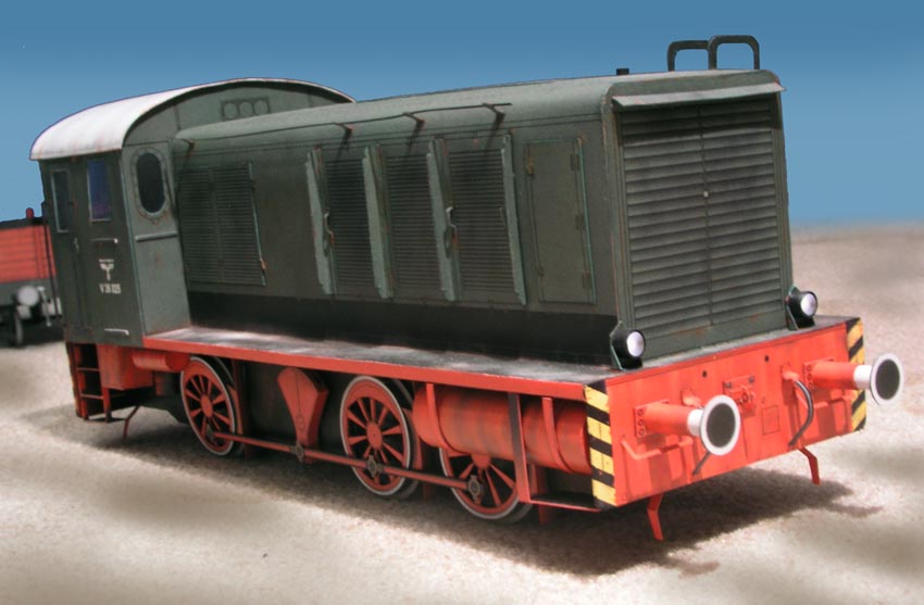German war loco WR 360 C 14 - Lobster's Papercrafts