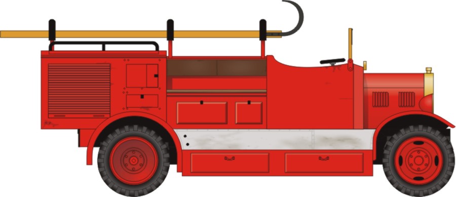 Praga AN fire car