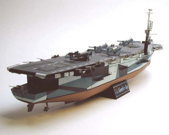 Escort carrier USS CVE-73 Gambier Bay