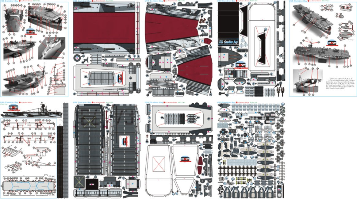 Escort carrier USS CVE-73 Gambier Bay