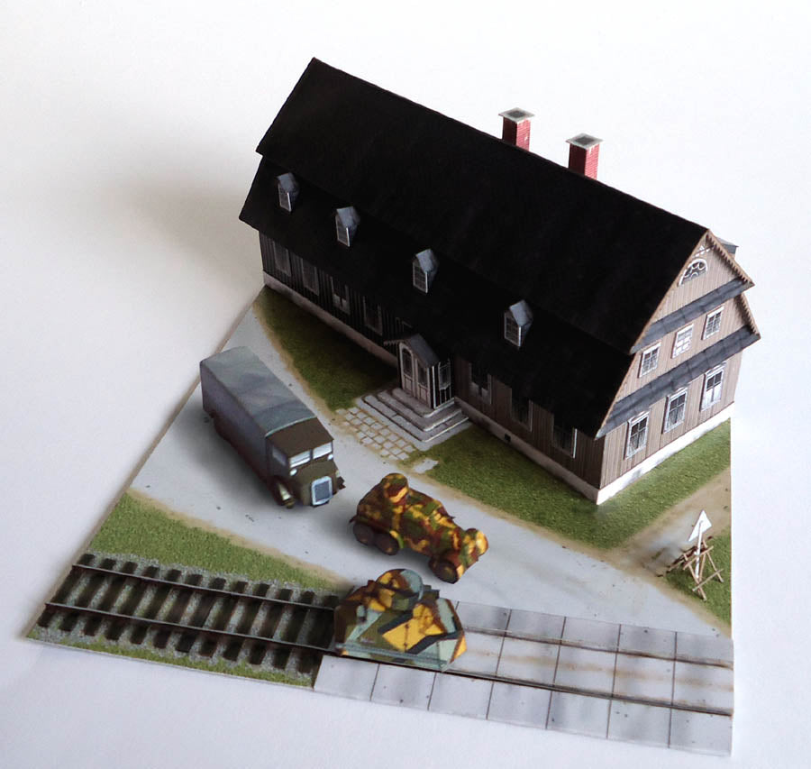 Diorama Czechoslovak mobilisation 1938