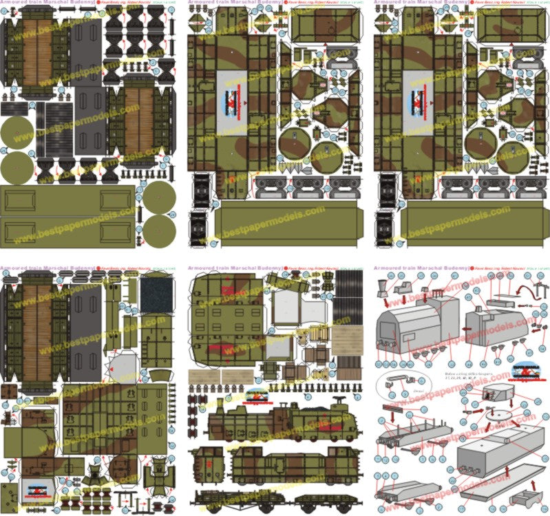 Armoured train Marschal Budyonny (Маршал Будённый)