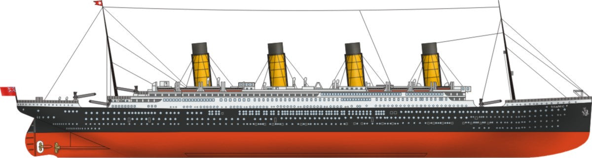 Diorama Sinking Titanic