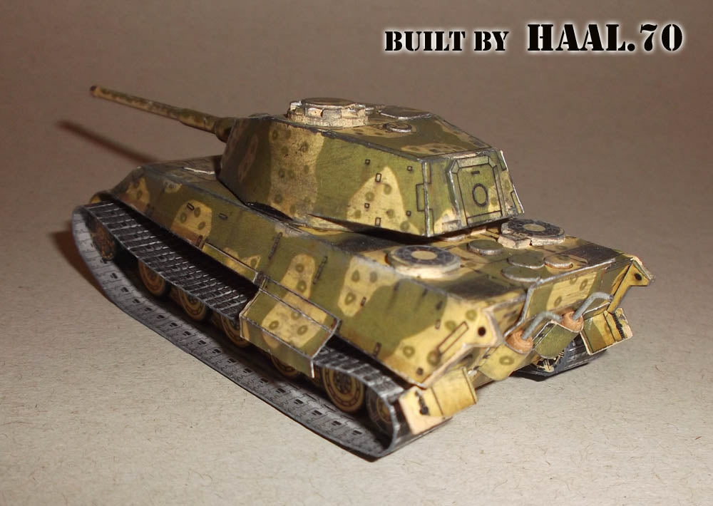 Tank Kingtiger Henschel turret