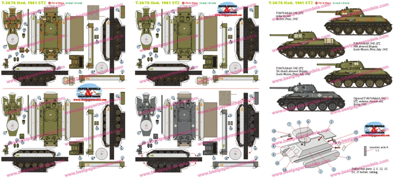 Tank T-34/76 1941 STZ