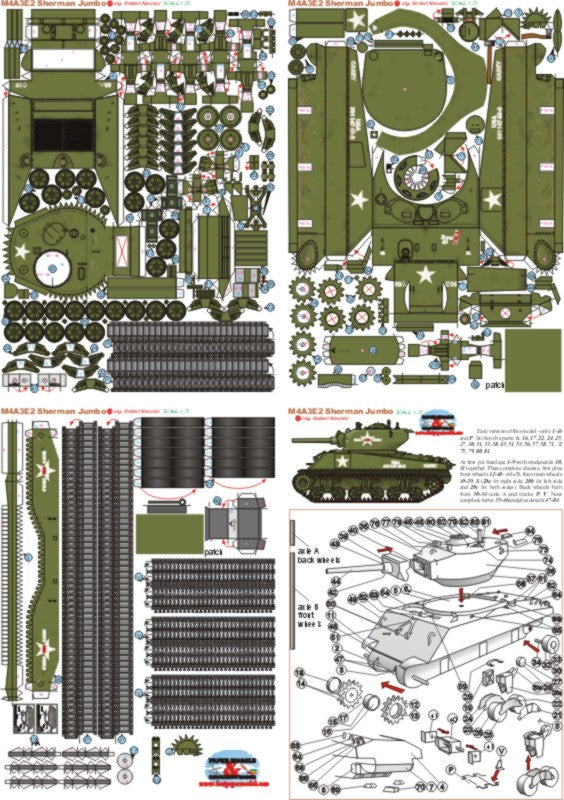 Tank M4A3E2 Sherman Jumbo