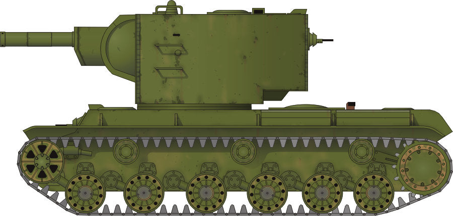 Soviet heavy tank KV-2