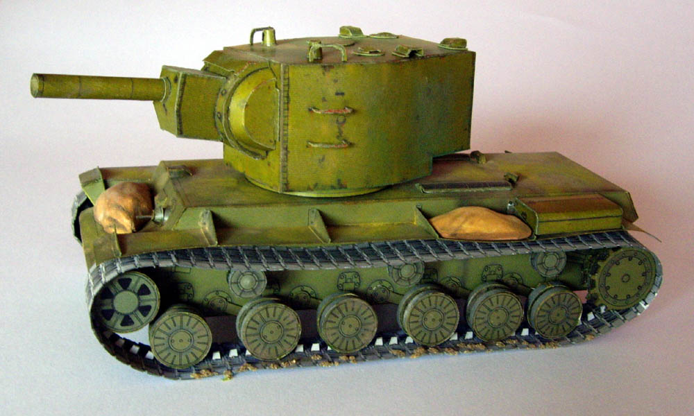 Soviet heavy tank KV-2