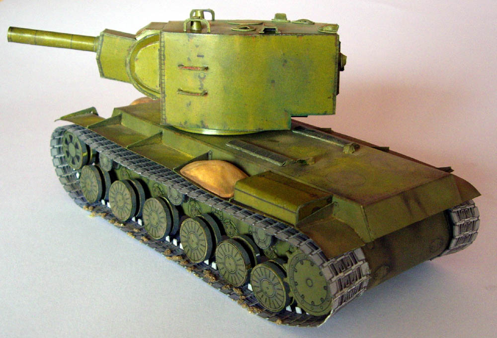 Soviet heavy tank KV-2