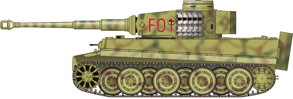 German heavy tank Tiger I late version