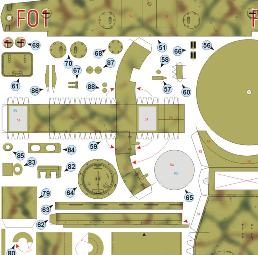 German heavy tank Tiger I late version
