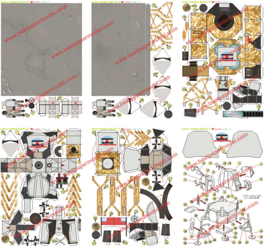Diorama Lunar Module Eagle (Apollo 11)