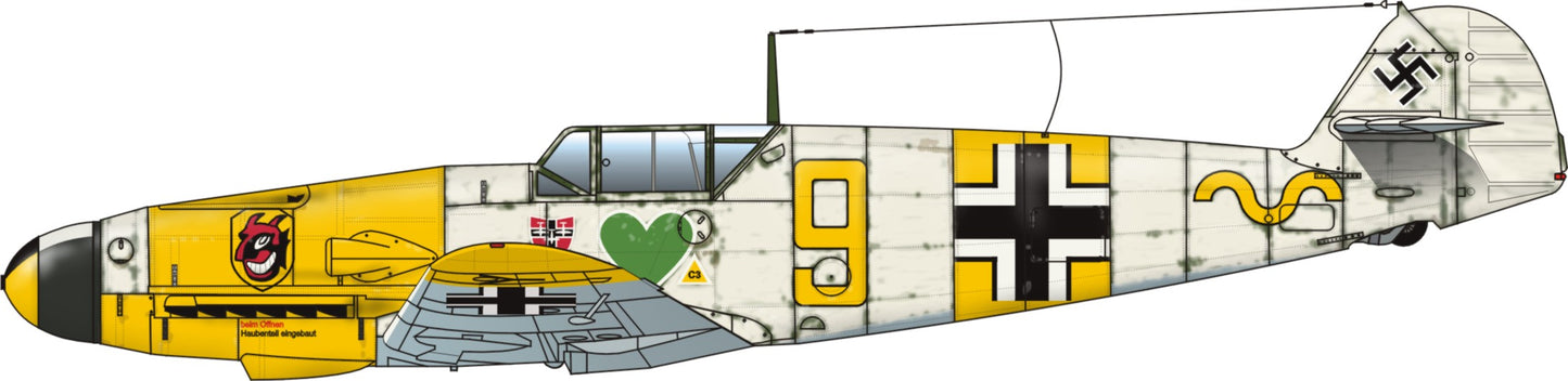 Messerschmitt Bf-109F-4 - winter camouflage