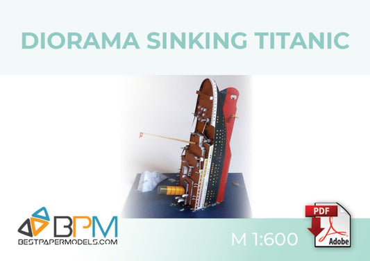 Diorama Sinking Titanic