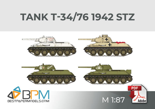 Tank T-34/76 1942 STZ