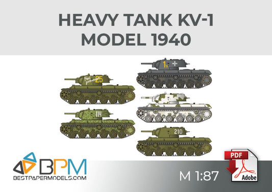 Heavy tank KV-1 model 1940