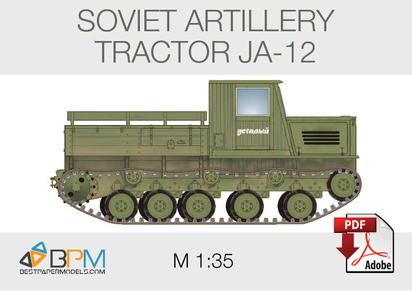 Soviet artillery tractor JA-12