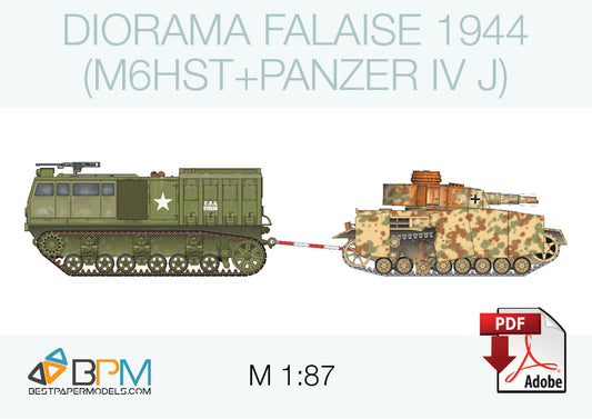 Diorama Falaise 1944 (M6HST+Panzer IV J)