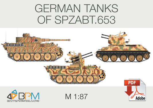 German tanks of sPzAbt.653