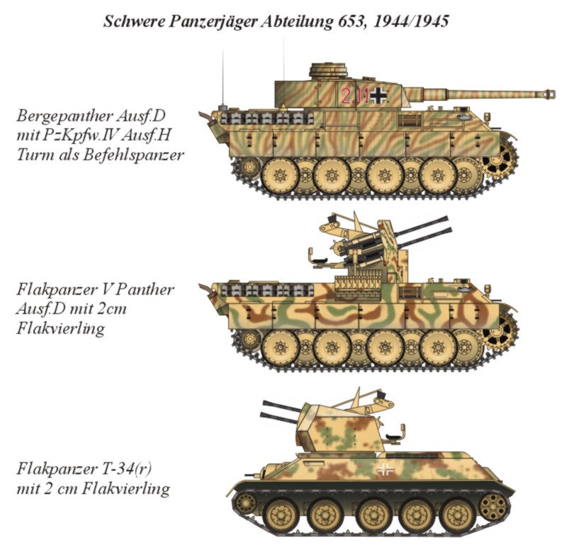 German tanks of sPzAbt.653