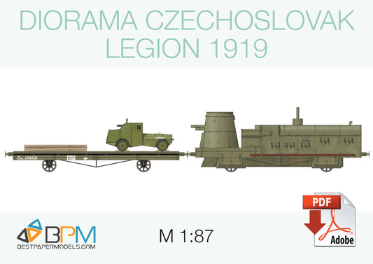 Diorama Czechoslovak Legion 1919