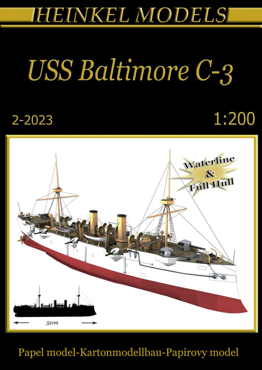USS Baltimore C-3 Battleship