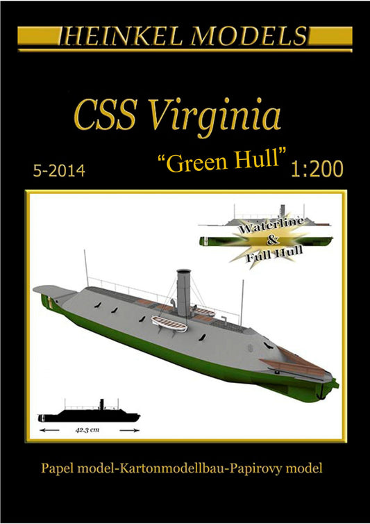 Confederate CSS Virginia Green Hull
