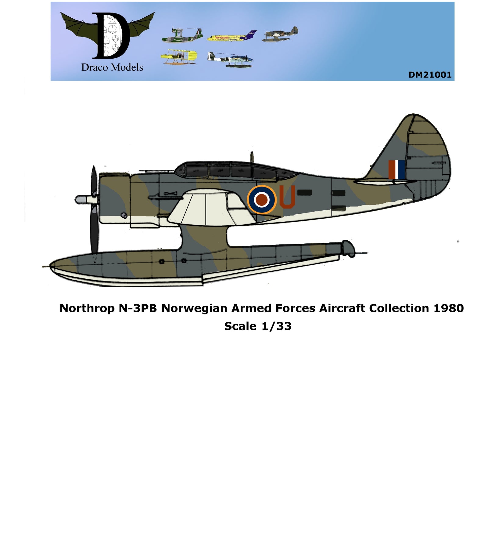 N-3PB Norwegian Armed Forces Aircraft Collection (1980) - Papercraft ...