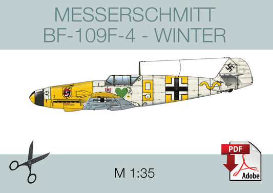 Messerschmitt Bf-109F-4 - winter camouflage