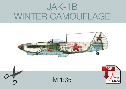 Jak-1b - winter camouflage